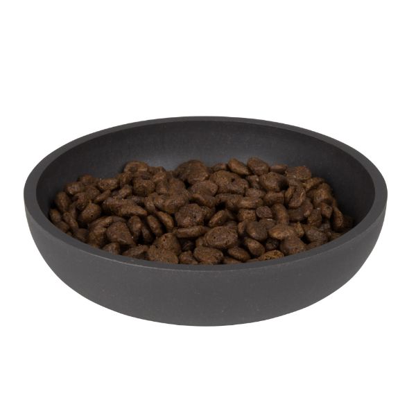 Picture of District 70 Bamboo Cat Bowl - Dark Grey 12cm