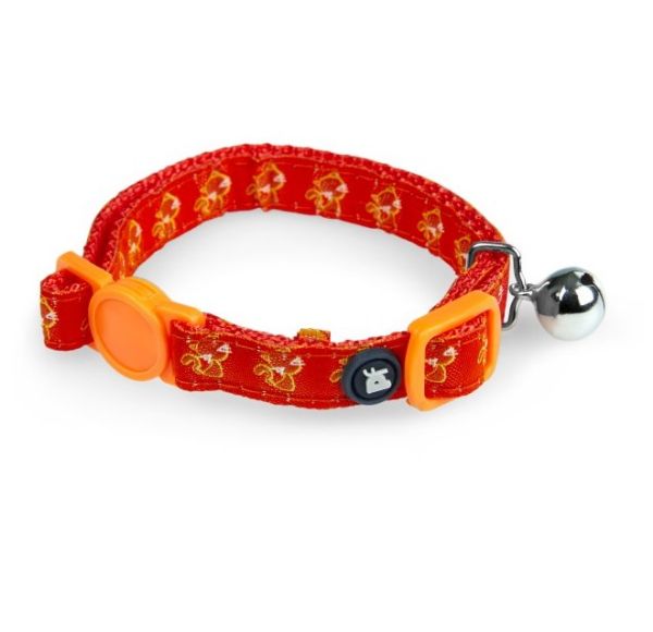 Picture of Pet Face Nylon Cat Collar Red
