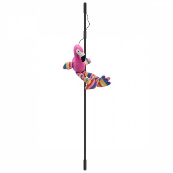 Picture of James & Steel Floppy Flamingo Pole Toy