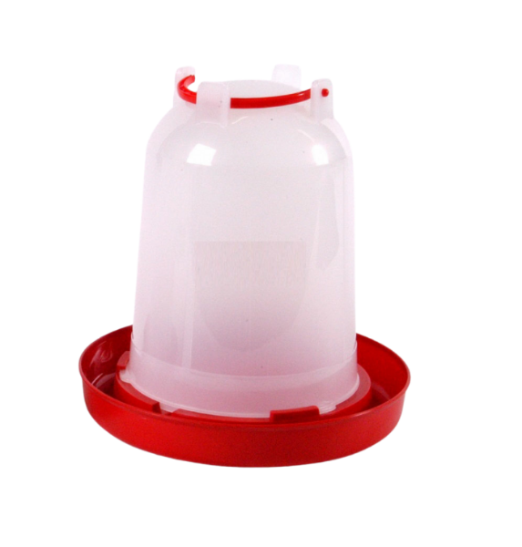 Picture of Stockshop Chicken Drinker Red / White 3L