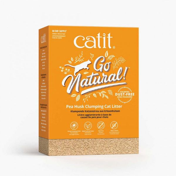 Picture of Catit Go Natural Pea Husk Litter Vanilla 5.6kg