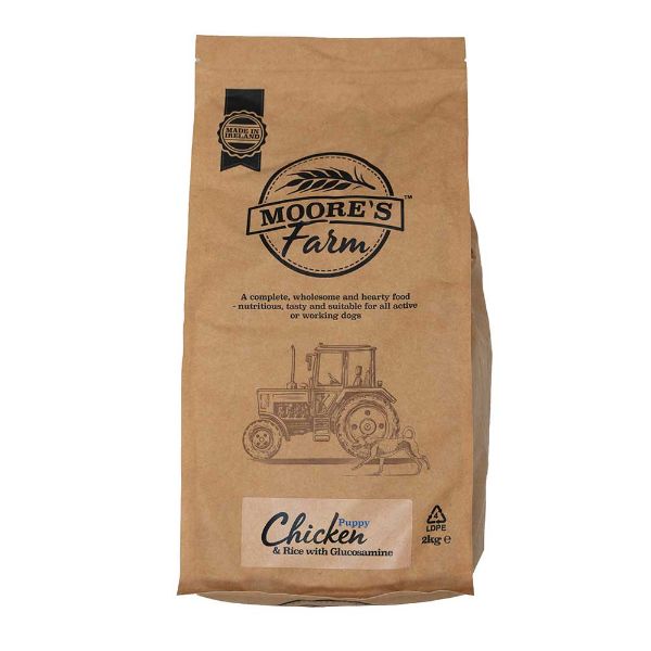 Picture of Moore's Farm Puppy Chicken & Rice With Glucosamine 2kg