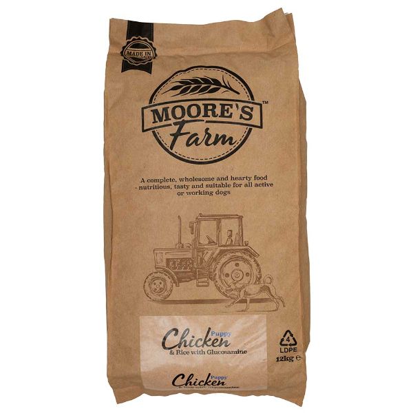 Picture of Moore's Farm Puppy Chicken & Rice With Glucosamine 12kg