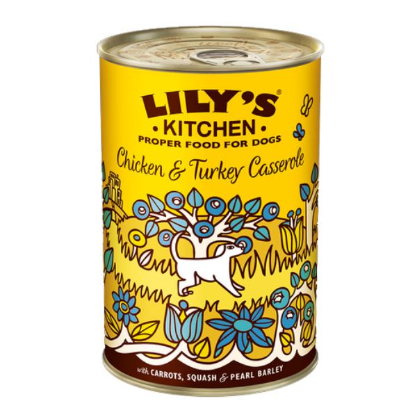 Picture of Lily's Kitchen Dog Tin Chicken & Turkey Casserole 6x400g