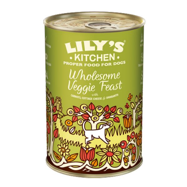 Picture of Lily's Kitchen Dog Tin Wholesome Veggie Feast 6x400g