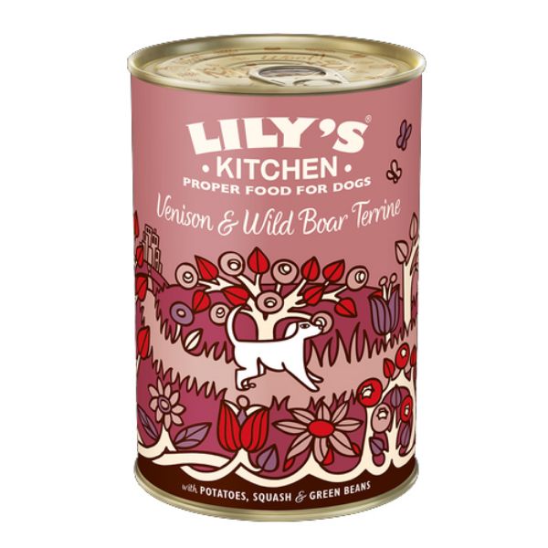 Picture of Lily's Kitchen Dog Tin Venison & Wild Boar Terrine 6x400g