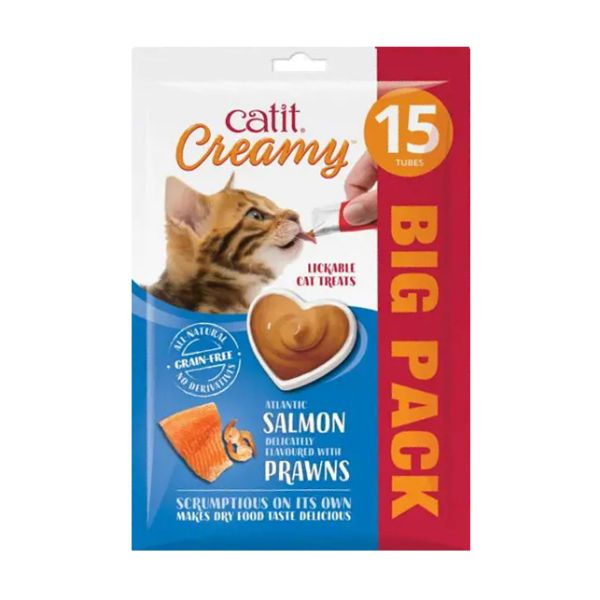 Picture of Catit Creamy Salmon & Prawn 15pk