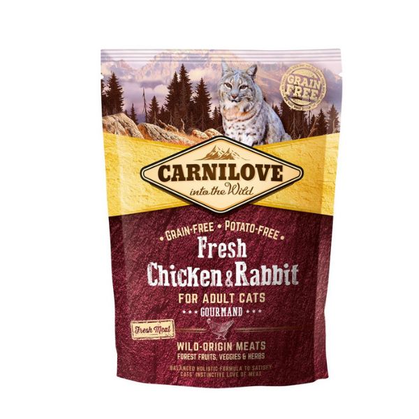 Picture of Carnilove Cat - Adult Fresh Chicken & Rabbit 400g