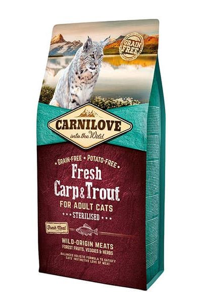 Picture of Carnilove Cat - Adult Fresh Carp & Trout 2kg