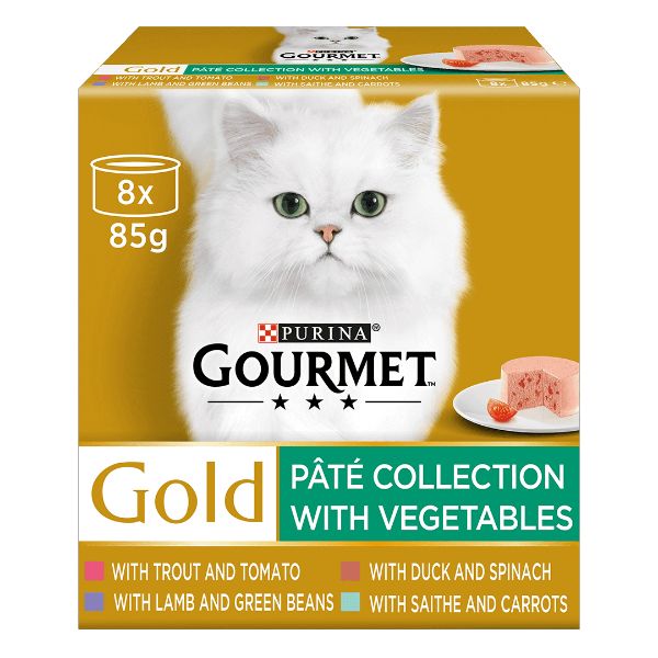 Picture of Gourmet Gold Pate Collection With Vegetables 8x85g