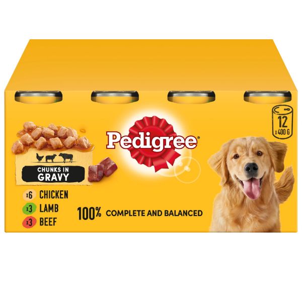 Picture of Pedigree Gravy Cans Mixed Selection 12x400g