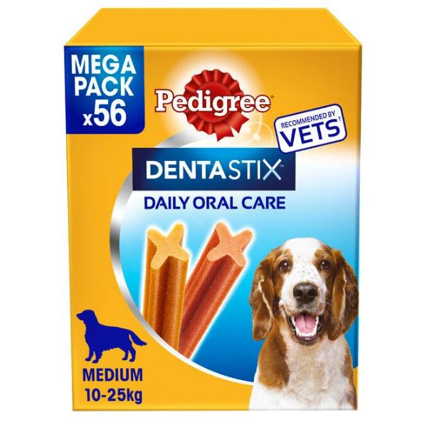 Picture of Pedigree Dentastix Medium 56 Pack 10-25kg