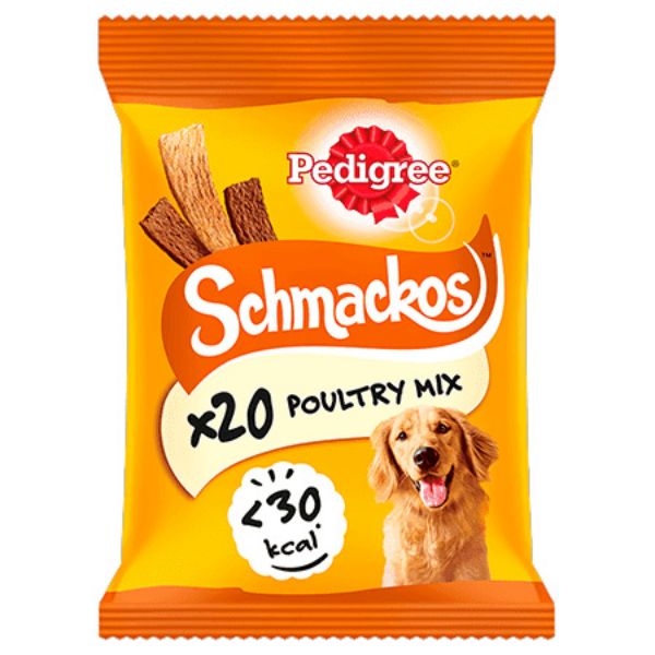 Picture of Pedigree Schmackos Poultry Mix 20 Pack
