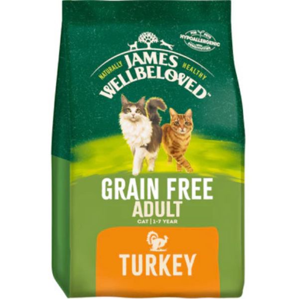 Picture of James Wellbeloved Cat - Grain Free  Adult Turkey 1.5kg