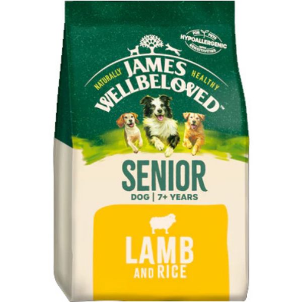 Picture of James Wellbeloved Dog - Senior Lamb & Rice 2kg