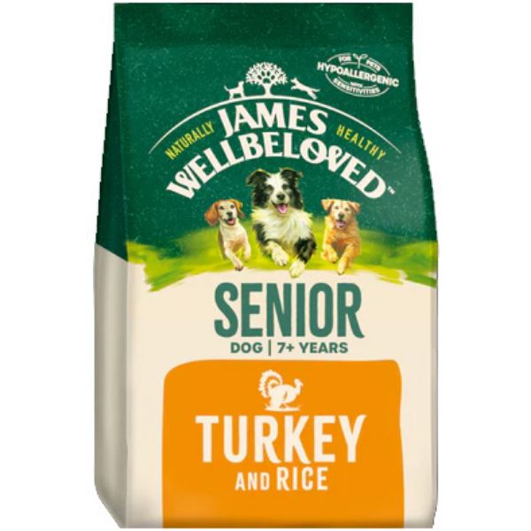 Picture of James Wellbeloved Dog - Senior Turkey & Rice 2kg