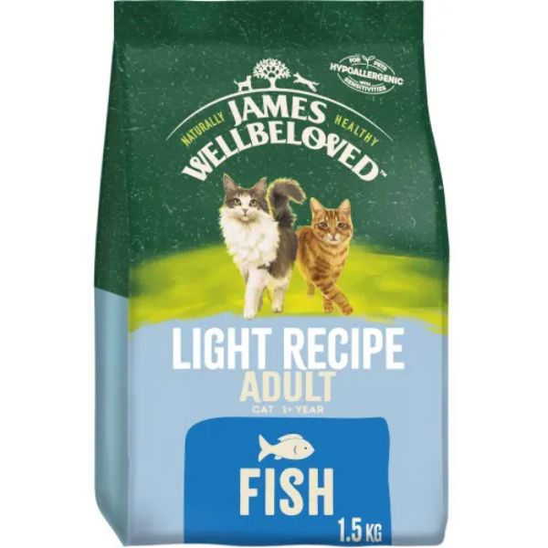 Picture of James Wellbeloved Cat - Adult Light Fish 1.5kg