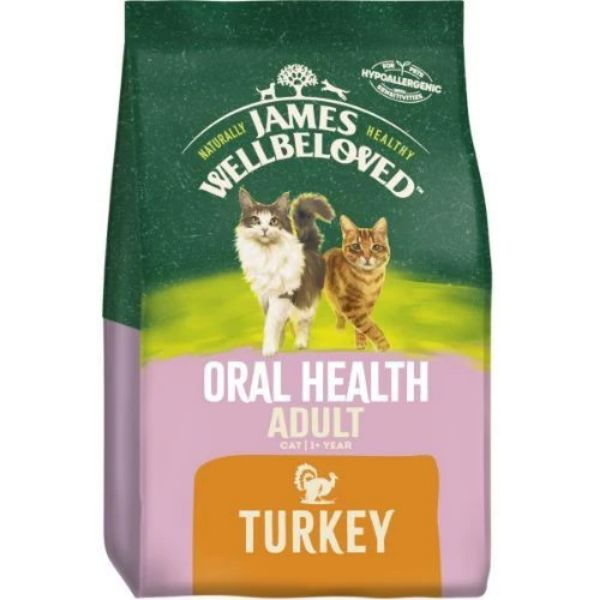 Picture of James Wellbeloved Cat - Adult Oral Health Turkey 1.5kg