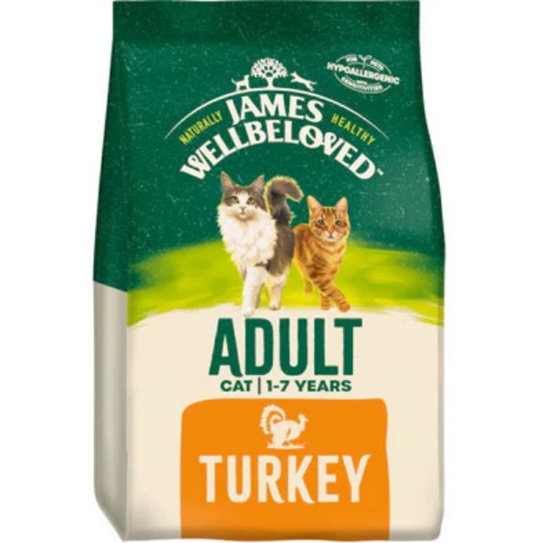 Picture of James Wellbeloved Cat - Adult Turkey 10kg