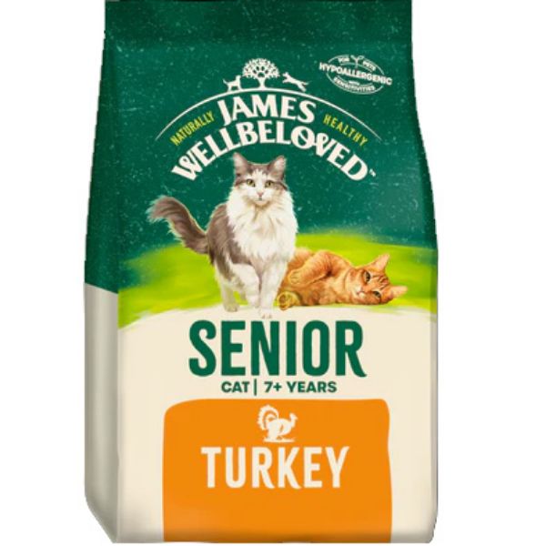 Picture of James Wellbeloved Cat - Senior Turkey 1.5kg