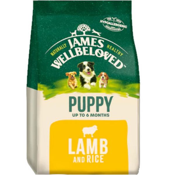 Picture of James Wellbeloved Puppy - Lamb & Rice 2kg