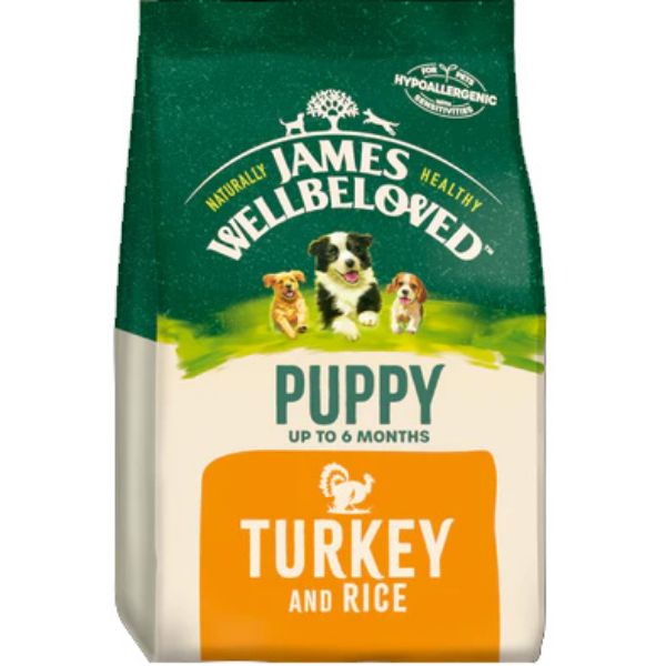 Picture of James Wellbeloved Puppy - Turkey & Rice 2kg