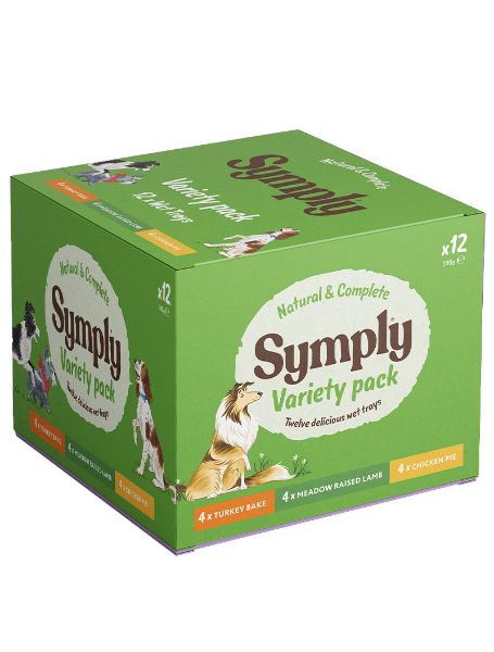 Picture of Symply Dog - Wet Food Variety Pack With Rice 12x395g