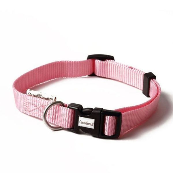 Picture of Great & Small Classic Plain Collar Pink 20-35Cm