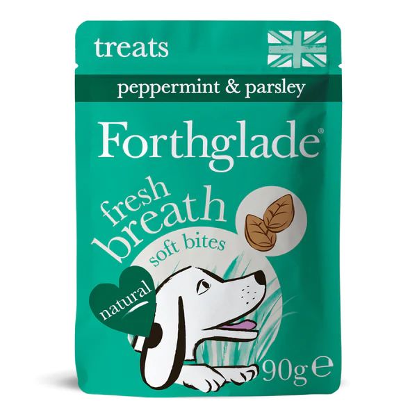 Picture of Forthglade Dog - Fresh Breath Multi-Functional Soft Bites Treats With Peppermint & Parsley 90g