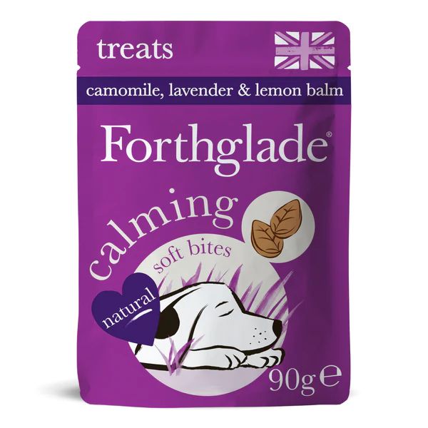 Picture of Forthglade Dog - Calming Multi-Functional Soft Bites Treats With Turkey, Camomile, Lavender & Lemon Balm 90g