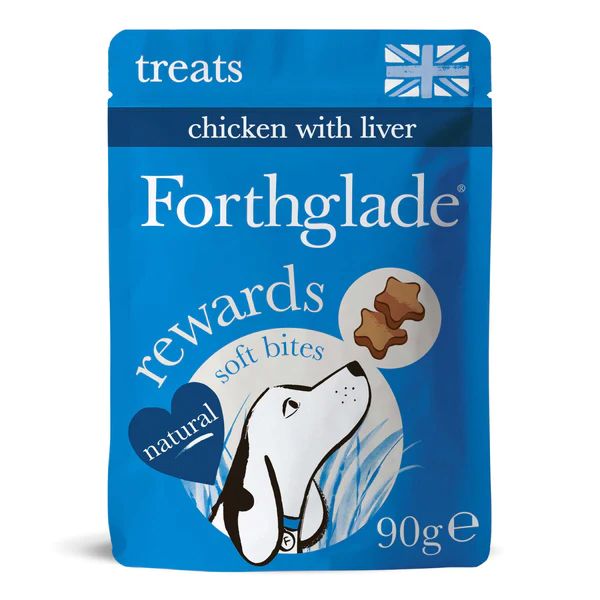 Picture of Forthglade Dog - Rewards Training Multi-Functional Soft Bites Treats With Chicken & Liver 90g