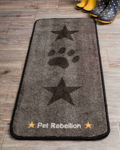 Picture of Pet Rebellion Stop Muddy Paws Door Mat Stars