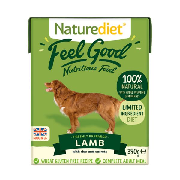 Picture of Nature Diet Dog - Lamb 18x390g