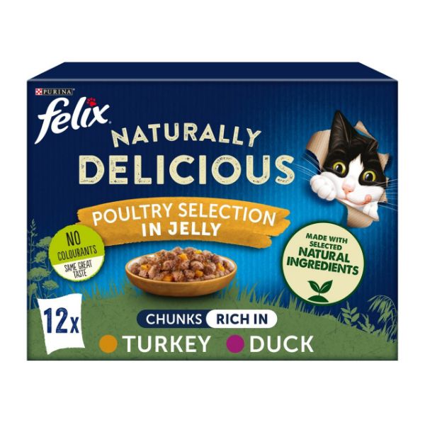 Picture of Felix Naturally Delicious Poultry Selection Jelly 12x80g