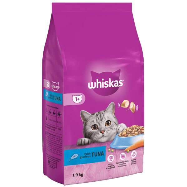 Picture of Whiskas 1+ Adult with Tuna Dry Cat Food 1.9kg