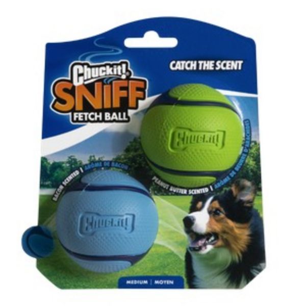 Picture of Chuckit Sniff Fetch Balls Duo Medium (2pk)