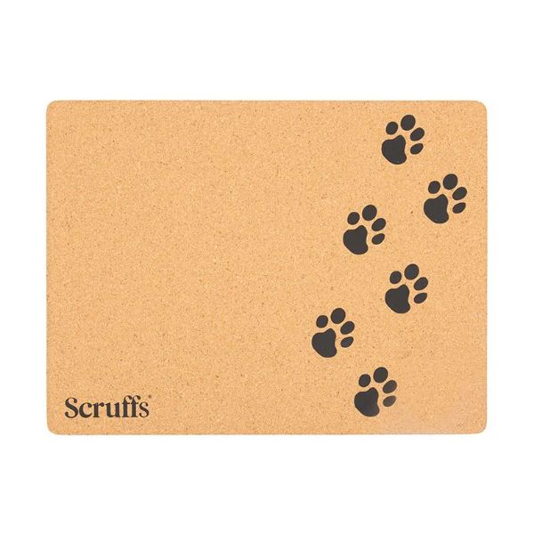 Picture of Scruffs Cork Pet Placemat Paw Print