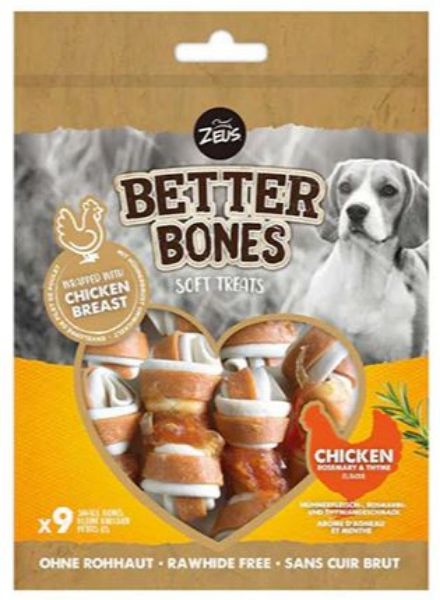 Picture of Zeus Better Bones Chicken Wrapped Bones x 9
