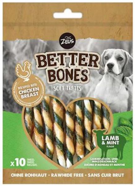 Picture of Zeus Better Bones Lamb & Mint Twists x10