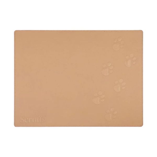 Picture of Scruffs Faux Leather Pet Placemat Brown