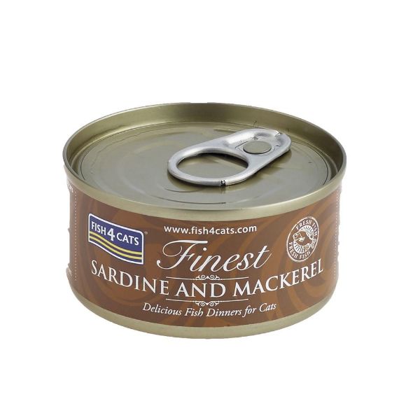 Picture of Fish 4 Cats Finest Wet Sardine And Mackerel 10x70g