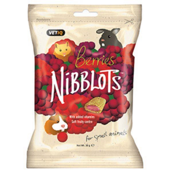 Picture of VETIQ Small Animal Nibblots- Berry 30g