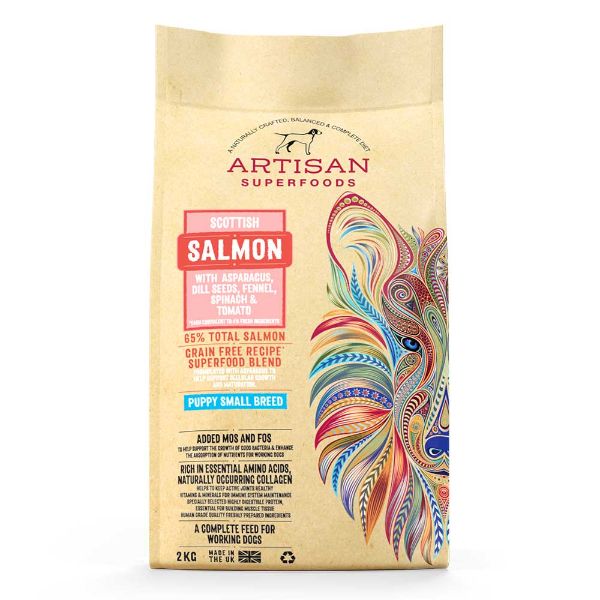 Picture of Artisan Puppy Small Breed Salmon With Superfood Blend 2kg