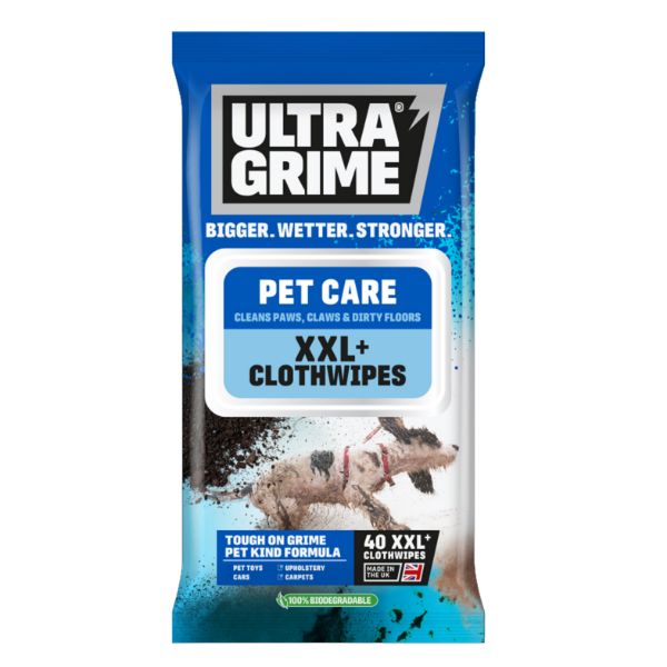Picture of Ultra Grime Pet Wipes XXL+ x40pk