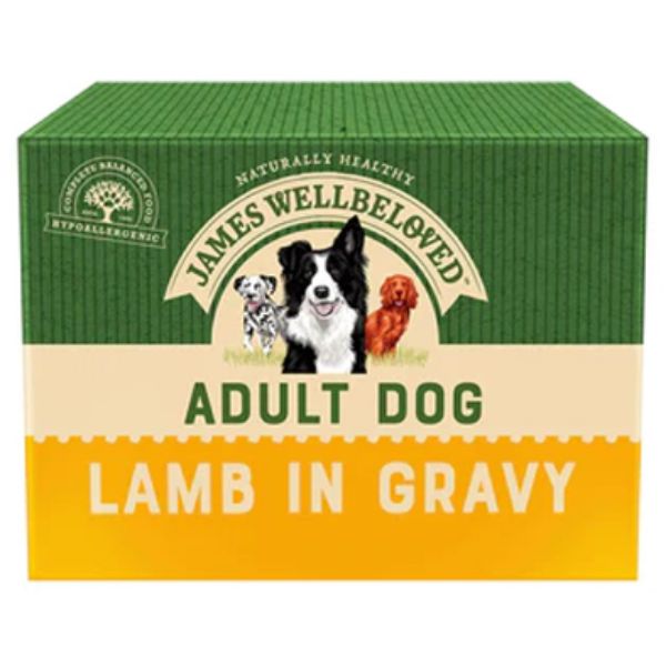 Picture of James Wellbeloved Dog - Adult Lamb & Rice Pouches 10x150g