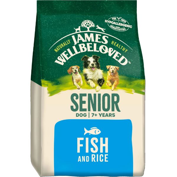 Picture of James Wellbeloved Dog - Senior Fish & Rice 15kg