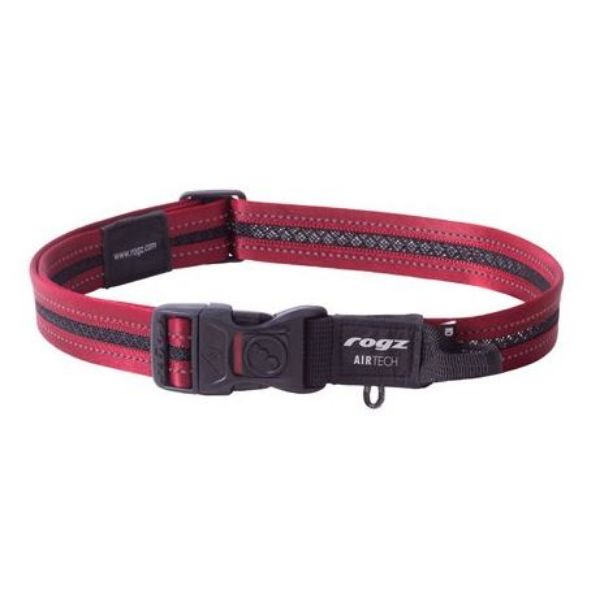 Picture of Rogz AirTech Classic Collar Rock Red 43-70cm XL
