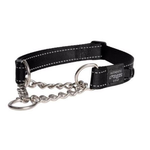 Picture of Rogz Control Chain Collar Black Extra Large 50-70cm