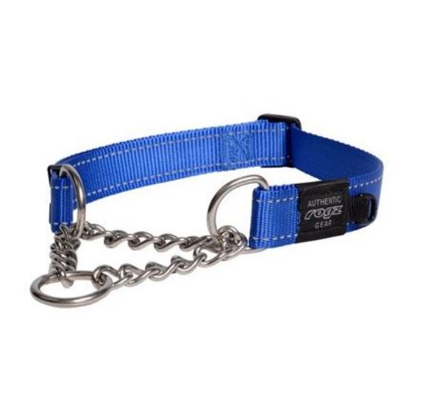 Picture of Rogz Control Chain Collar Blue Extra Large 50-70cm