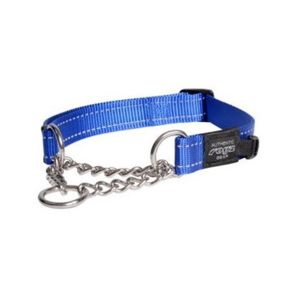 Picture of Rogz Control Chain Collar Blue Large 37-56cm
